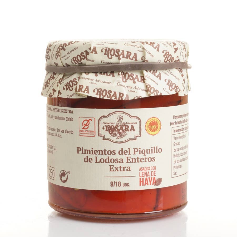 pimientos piquillo lodosa enteros rosara
